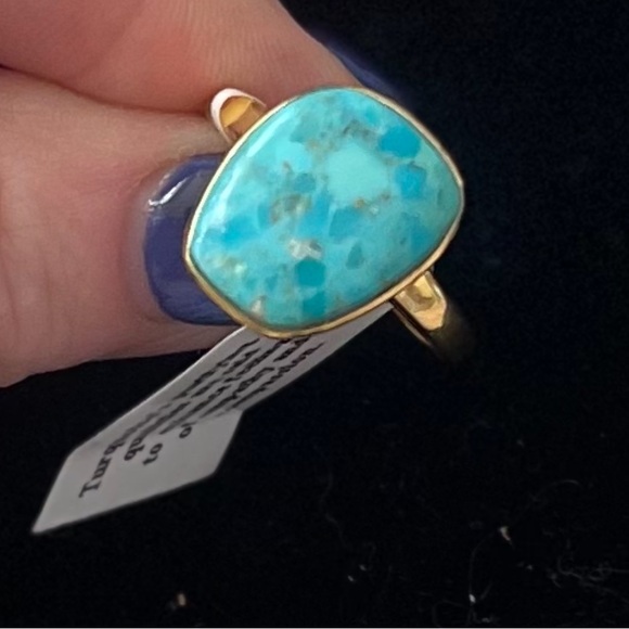 Gold Turquoise Ring